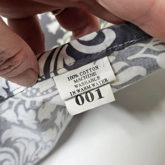 Udder covers Nursing Cover‎ For Breastfeeding Privacy Gray White Floral Cotton - Picture 2 of 7